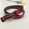 Belt designer belt luxury brand belts belts for women designer Solid colour earth vintage design Big Letter Buckle Silver Letter D Gold Buckle High Quality Petty