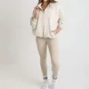 Sweats à capuche pour femmes Wifey Quarter Zip Sweatshirt Tenue du matin de mariage Pull brodé Cadeau de mariée