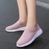 HBP Non-Brand Women Crystal Sneakers Woman Mesh Casual Female Flat Ladies Loafer Womens Sock Shoe Plus Size 43 Zapatos mujer