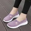 Shoes 890 Fiess Walking Women Mesh Slip-on Light Loafer Summer Sports Outdoor Flats Breathable Sneakers Big Size 35-42 89748 80141