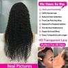 Synthetic Wigs Synthetic Wigs 40 Inch 13x6 Hd Curly Lace Front Human Hair Wigs Brazilian For Women Pre Plucked 13x4 Deep Wave Frontal Wig 4x4 5x5 Closure Lace 240327