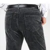 Pantalones para hombres Pantalón elástico para hombres Straight Classice Corduroy Casual Cintura alta suelta Negocio Ropa formal Otoño Primavera 2024