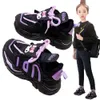 NK Children's Girls' Sports 2023 Novo inverno infantil com isolamento de pelúcia, dois sapatos de algodão para pai de menina, Kuromi GG