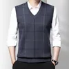 Men's Vests Thickened Casual Sweater Tank Top Autumn And Winter Warm Vest