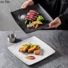 Borden Effen kleur textuur Keramisch dinerbord Sushi Dessert Dim Sum Restaurant Moleculaire keuken Creatief servies