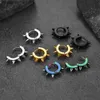 Stud 1 Pcs Hypoallergenic Stainless Steel Punk Style Rivet Ear Clip Without Ear Hole Piercing Jewelry Earrings for Mens PunctureC24319