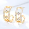 Dangle Oorbellen GODKI Trendy Kundan Engagement Earring Voor Vrouwen Bruiloft Afrikaanse Dubai Bruidssieraden Boucle D'oreille Femme