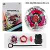 Wholesale 192pcs B-X TOUPIE BURST BEYBLADE Spinning Top Gyroscope X BX-19-20-21 BX Combat Gyroscope Toy Puller Launcher Box mix style Children Toys