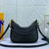 Luxus 5A Designer Bagatelle Tasche Echtes Leder Geprägte Umhängetasche Frauen Unterarm Taschen Mode Luxus Hobos Umhängetasche Geldbörse Brieftasche Handtasche M46002