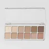 Eye Shadow New 12 Color Korean Eye Shadow Tray Low Simation Eyeshadow Palette Full Matte Daily Eyes Makeup Korean Tea Apricot Eyeshadowl2403