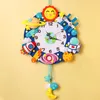 Wandklokken Cartoon Home Clock Fabric Filter Kit Niet-geweven stoffen Craft Diy Sewingset Handwerkmateriaal Naseerwerkbenodigdheden