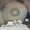 Mandala Tapestry Indiano Appeso a parete Decorazione Coperta Tappetino per yoga Scialle Tappeto Cuscino per la casa 240314