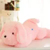 Kawaii Creative Night Light LED Lovely Dog Stuffed Toy and Plush Toys Doll Birthday Christmas Gift for Kids Children Friend 240314