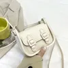 Shoulder Bags Candy Color Fashion Cute Mini Crossbody Bag For Women Casual Versatile Small Square Earphone Lipstick