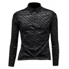 Casual overhemden voor heren High-end overhemd Gepersonaliseerd ontwerp Boetiekstof Comfortabele en slanke pasvorm Versie Basis Koreaanse mode