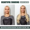 Estensioni FOREVER HAIR UNailTip Real Remy Fusion Estensione dei capelli umani Cheratina Fili colorati naturali della capsula 1 g/s 16" 18" 20" 24"
