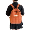 School Bags Casual Puffer Backpack Large Capacity Waterproof Lightweight Bag Adjustable Strap For Women Men