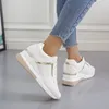 Casual Shoes Platform Women's Sport 2024 Fashion Lace Up Chunk Sneakers Bekväma lätta utomhuslöpning för kvinnor