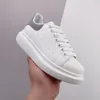 Designer Platform Sneakers For Women Men Genuine Leather Fashion Ladies Casual Versatile Chunky Thick Sole Trainers White Shoes 02