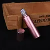 10ml Pink Color Thick Glass Roll On Essential Oil Empty Perfume Bottle Roller Ball bottle For Travel Rose Gold