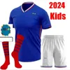 24 25 Euro Cup French Home jersey MBAPPE soccer jerseys DEMBELE COMAN SALIBA KANTE Maillot de foot equipe Maillots GRIEZMANN kids kit Men player football shirt