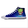 Chaussures Hot Zim Anime Manga Cartoon Fashion Fashion Invader Casual Casual Cloth Shoes High Top Lightweight Breathable 3D Print Men Women Sneakers