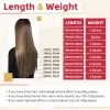 エクステンションMoresoo Human Hair Extensions Tape 100％本物の髪の自然なストレートマシンレミー2.5g/PCSブラジルの髪のシームレス見えない