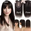 Toppers Human Hair Topper Women Wig Hair Accessories Natural Clips In Wigs Lady Hairpieces Human Har Toppers For Women Wig Straight Hair