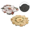 Carpets High Quality Floor Mat 40 40cm Bedside Blanket Cloakroom Crystal Velvet Gentle Wash Lotus Ornaments