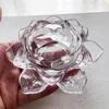 Kerzenhalter Chinesische transparente Kristalllotusförmige Tasse Kerzenständer Ambiente Handwerk Ornamente Wohnkultur Diy Party Supplies