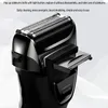 Kemei Washable Wet Dry Electric Shaver For Men Face Beard Electric Razor Rechargeable Head Bald 3-Blade Shaving Machine System 240313