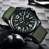 Orologi Glow in the Dark Top Brand Luxury Orologio militare da uomo Orologio al quarzo militare Orologio da polso sportivo di lusso con quadrante nero # 352819