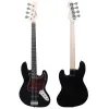 Guitar Professional 4 Strings/5 Strings Bass Guitar Maple Body Electric Bass Gitaar Snaged Musical Instrument met verbindingskabel