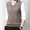 Men's Vests Thickened Casual Sweater Tank Top Autumn And Winter Warm Vest