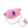 Borse da donna Borsa per cellulare in peluche divertente Ragazza carina Moda per bambini Piccola spalla