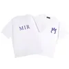 Ontwerper van luxe T-shirt merk t-shirt Kleding spray brief korte mouw lente zomer tij mannen en vrouwen tee NEW2023 tops top tee shirts