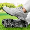 Sapatos homens profissionais sapatos de golfe primavera vegetão de golfe ao ar livre Sapikes shoes para homens tamanho grande nós 714 treinadores de golfe masculinos