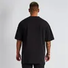メンズTシャツブランドメンズファッション拡張ヒップホップサマーショートスリーブTシャツコットンマッスルガイボディービルディングジム衣料品フィットネスシャツ