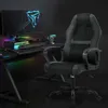 BestOffice PC Gaming Massage Office مكتب مريح للسباق PU Leather مع الدعم القطني الرئيسي مسند ذراع المهمة كرسي كمبيوتر دوار