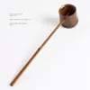 Tea Scoops Sauna Bamboo Root Handmade Retro Long Handle For Room Household Kitchen Tool Drink Spoon Teaware