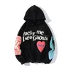 Mens Hoodies Sweatshirts Men Iti Letter Printed Lucky Me I See Ghosts Fleece Streetwear Harajuku Hip Hop Drop Delivery Apparel Cloth Dhqyz