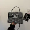 Shop design handbag wholesale retail 2024 New Mini Diamond Hot Handbag Shoulder Chain Womens Bag Small