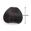 Parrucche sintetiche Frangia Parrucca sintetica Frangia ad aria Naturale Corta Marrone Biondo Nero Capelli finti Clip con frangia in pezzi di capelli 240328 240327