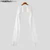 Regatas masculinas elegantes de estilo longo Tops New Mens Fashion Shawl Tank Tops Casual Street Hot Selling Tassel Design Coletes sem mangas S-5XL L240319