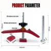 Schrijnwerkers Houtbewerking Tslot Verstekrail Aluminium Klemblokken Jig Verstekmeter Sleuf Klemblokken Glasplaat Houtbewerkingsgereedschap