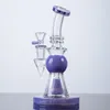 Gamiage en verre grenan pyramide Design Verre Bongs de douche Perc Perc Water Pipes Short NECT OUIL