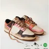 Met doos Valentijnsdag Casual schoenen Low Panda Gray Blue Vintage Green Triple Pink Medium Olive Court Purple Magma Orange Sneakers Dames Sport Trainer Sneakers