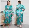 Dames Nachtkleding Oversize Lang Gewaad Lente Zomer Vrouwen Nachtkleding Kimono Badjas Jurk Sexy Satijnen Nachtkleding Nachtjapon Losse Thuis KamerjasC24319