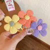 Accesorios para el cabello Horquilla para bebé, producto bonito, diseño de flores, tela de alta calidad, Clip para flequillo para niños