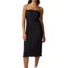 Casual Dresses Satin Slip Dress for Women V-ringen Strappy bodycon ärmlös backless Cutout slips front maxi klänning